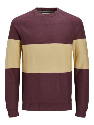 JCOSHAWN KNIT CREW NECK S CATAWBA-GRAPE