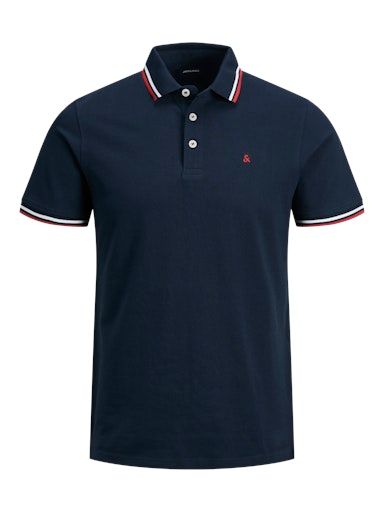 JJEPAULOS POLO SS NOOS M NAVY-BLAZER
