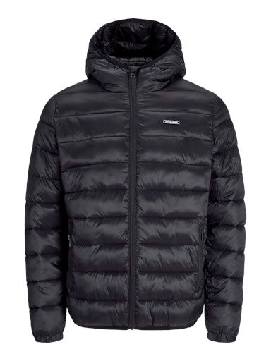 JJVINCENT PUFFER HOOD XL BLACK