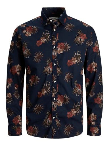 JJPLAIN CHRIS SHIRT LS L SKY-CAPTAIN