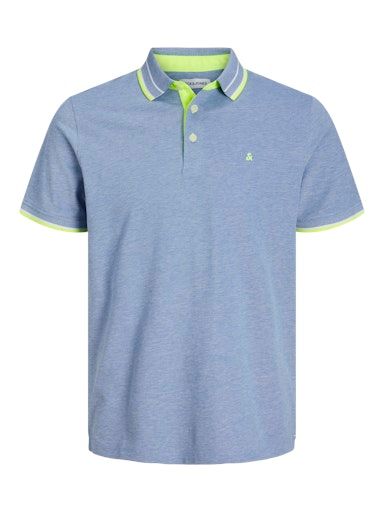 JJEPAULOS POLO SS NOOS L BRIGHT-COBALT