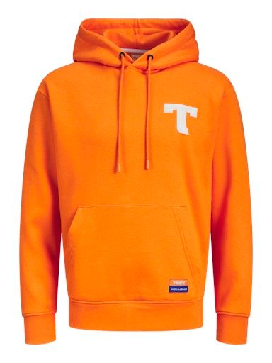 JORTRACE LOGO SWEAT HOOD L Sun-Orange