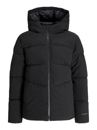 JJGLOBAL PUFFER JACKET JNR 152 BLACK