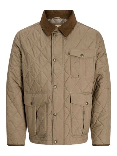 JPRBLUBRYAN QUILTED JACKET L BRINDLE