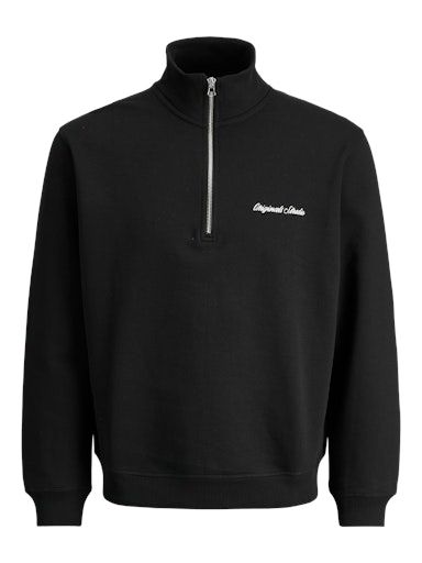 JORNORREBRO EMB SWEAT HIGH NECK JNR 152 BLACK