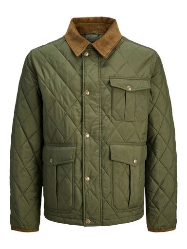 JPRBLUBRYAN QUILTED JACKET S FOREST-NIGHT