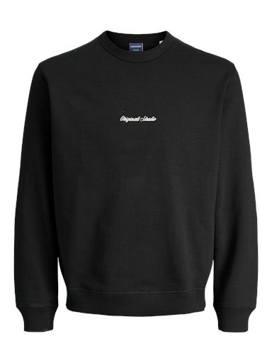 JORNORREBRO EMB SWEAT CREW NOOS JNR 164 BLACK