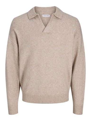 JJSOHO OLLIE KNIT SPLIT NECK LN L Atmosphere