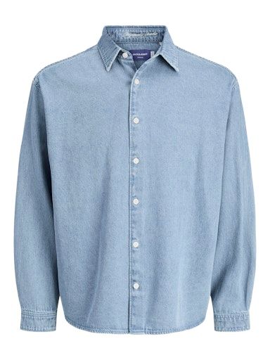 JORNORREBRO DENIM SHIRT LS SN L MEDIUM-BLUE-DENIM