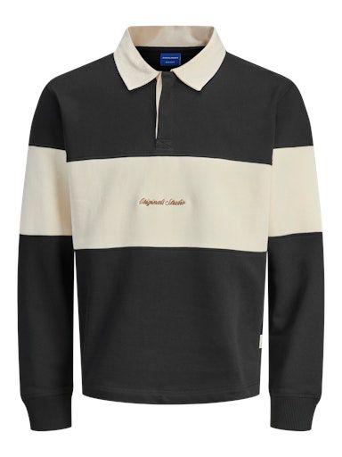 JORNORREBRO BLOCKING SWEAT POLO L BLACK