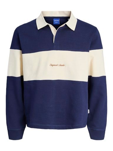 JORNORREBRO BLOCKING SWEAT POLO JNR 152 Ocean-Cavern