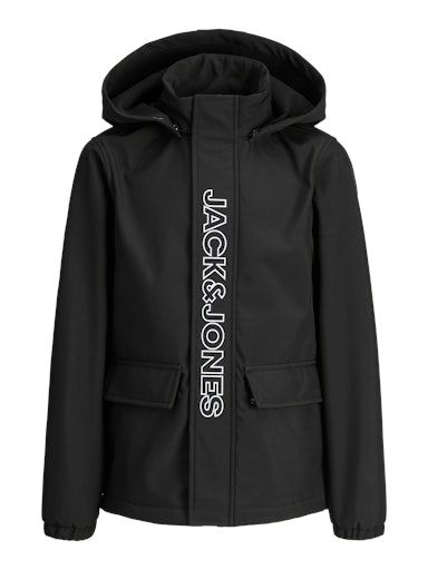 JJEMATT SOFTSHELL HOOD SN JNR 152 BLACK