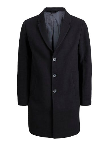 JJEMOULDER WOOL COAT SN L BLACK