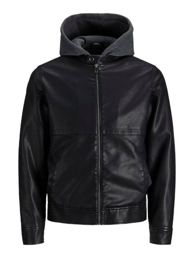 JCOWILLY HOOD PU JACKET SN XL BLACK