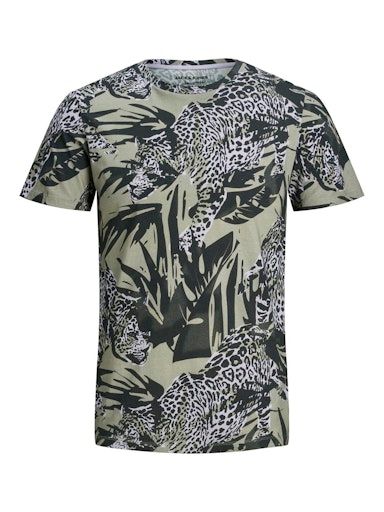 JORBENLEO TEE SS CREW NECK BLK L CROCKERY