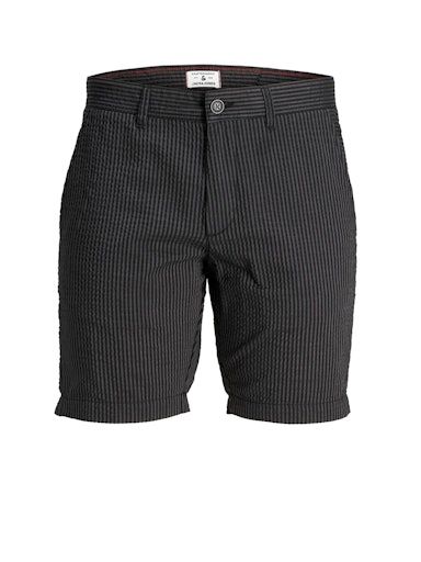 JJISEERSUCKER JJCHINO SHORTS AKM S BLACK