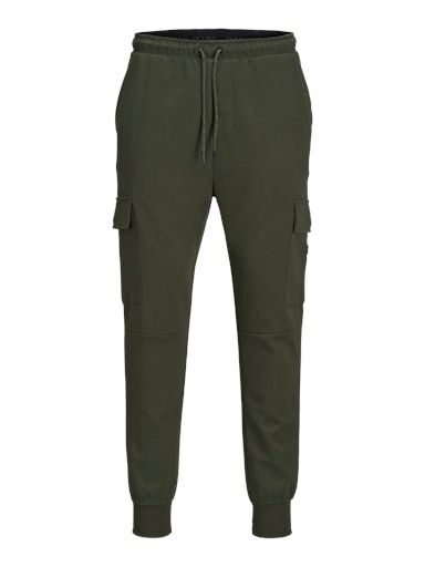 JPSTGORDON JJAIR CARGO SWEAT PANTS BEX M FOREST-NIGHT