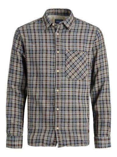 JORPARKER CHECK SHIRT LS L NAVY-BLAZER