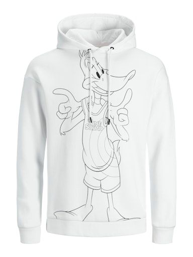 JCOSPACE JAM FIGURE SWEAT HOOD L WHITE