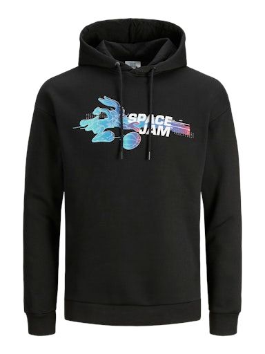 JCOSPACE JAM FIGURE SWEAT HOOD L BLACK