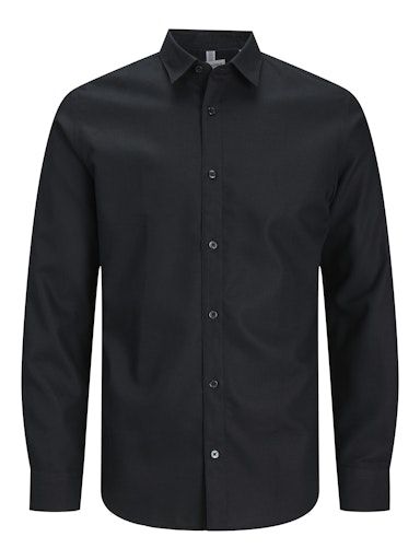 JJEHARVEY SHIRT LS L BLACK