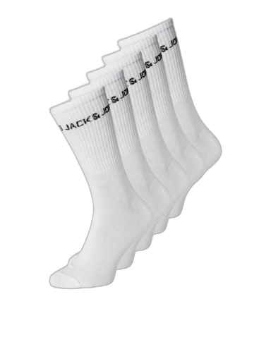 JACBASIC LOGO TENNIS SOCK 5 PACK NOOS