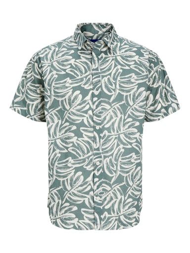 JORLAFAYETTE AOP SHIRT SS JNR 176 Laurel-Wreath