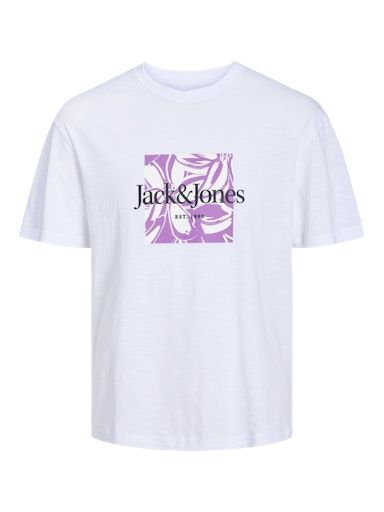 JORLAFAYETTE BRANDING TEE SS CREW  MNI 104 BRIGHT-WHITE