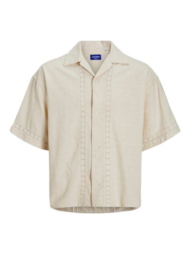 JORMARRAKECH DETAIL SHIRT SS L Antique-White