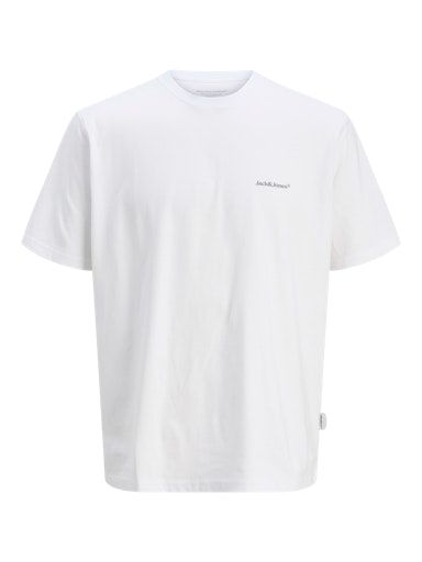 JORSPLIT BACK TEE SS CREW NECK LN M BRIGHT-WHITE