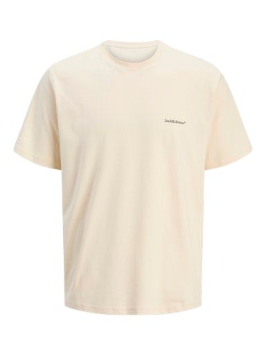 JORSPLIT BACK TEE SS CREW NECK LN S Antique-White