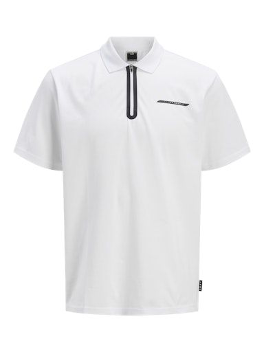 JCOFUSION PIQUE POLO SS SN L BRIGHT-WHITE