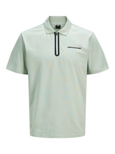 JCOFUSION PIQUE POLO SS SN S Aqua-Gray