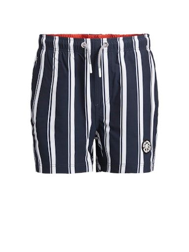 JPSTMAUI JJSWIMSHORTS ST STRIPE JNR 152 NEW-NAVY