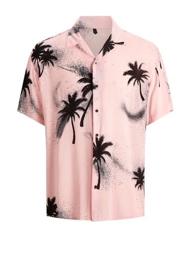 JORCOCO RESORT SHIRT SS BLK L PEACHSKIN