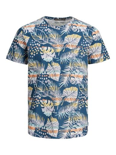 JORHAZY AOP TEE SS CREW NECK S ENSIGN-BLUE