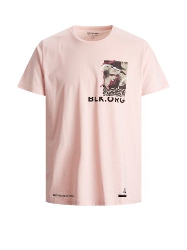 JORFEDO TEE SS CREW NECK BLK L PEACHSKIN