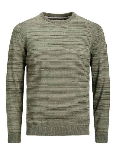 JCOSPACE KNIT CREW NECK XXL FOREST-NIGHT