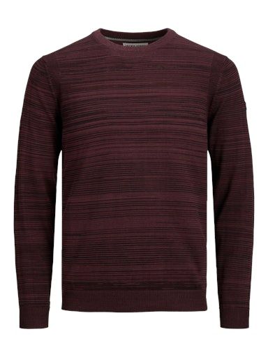 JCOSPACE KNIT CREW NECK L CATAWBA-GRAPE