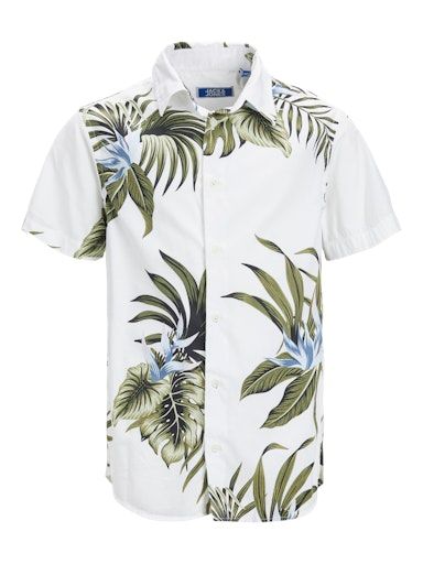 JPRBLATROPIC RESORT SHIRT S/S RELA JNR 140 STAND