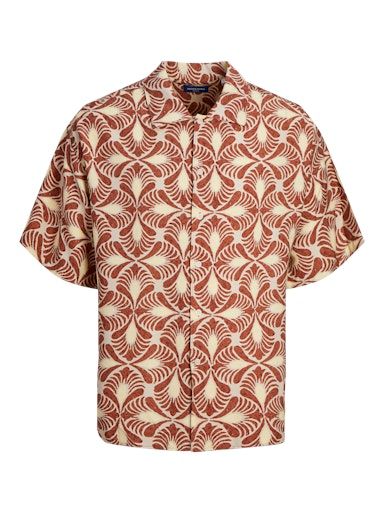 JORMARSHALL CASA AOP SHIRT SS L STAND