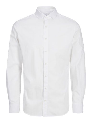 JPRBLAJAXON STRETCH SHIRT L/S NOOS L WHITE