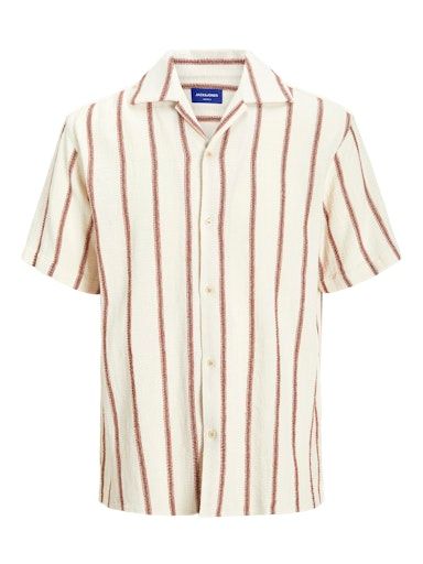 JJECOBA STRIPE RESORT SHIRT SS SN L Arabian-Spice