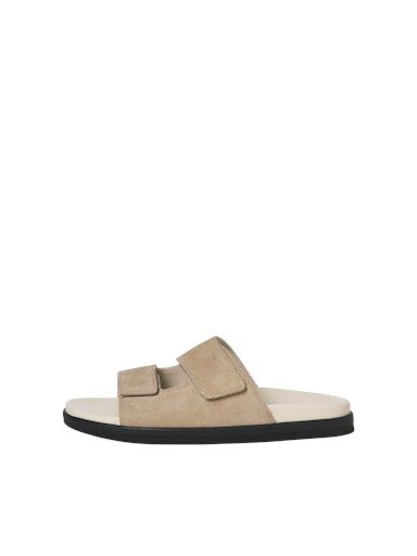 JFWSTOCKHOLM SUEDE VELCRO SANDAL 42 Plaza-Taupe