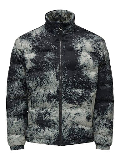 ONSRUSS QUILTED THERMOLITE JACKET ATHL M ShadowAOP-Black