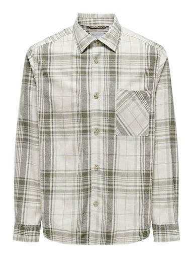 ONSMASON OVERSHIRT L Forest-Fog