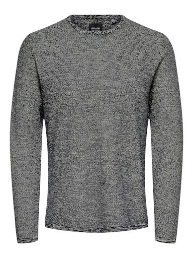 ONSNIKO LIFE CREW KNIT L DARK-NAVY