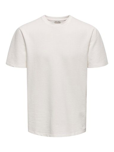 ONSKIAN LIFE REG SEERSUCKER SS TEE NOOS L CLOUD-DANCER