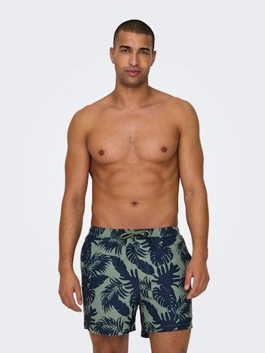ONSTED LIFE SWIM SHORT FLOWER AOP 2 L STAND