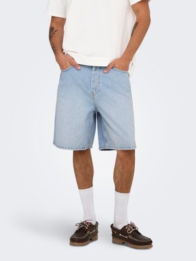 ONSFADE LB 3155 TAI DNM SHORTS NOOS L LIGHT-BLUE-DENIM